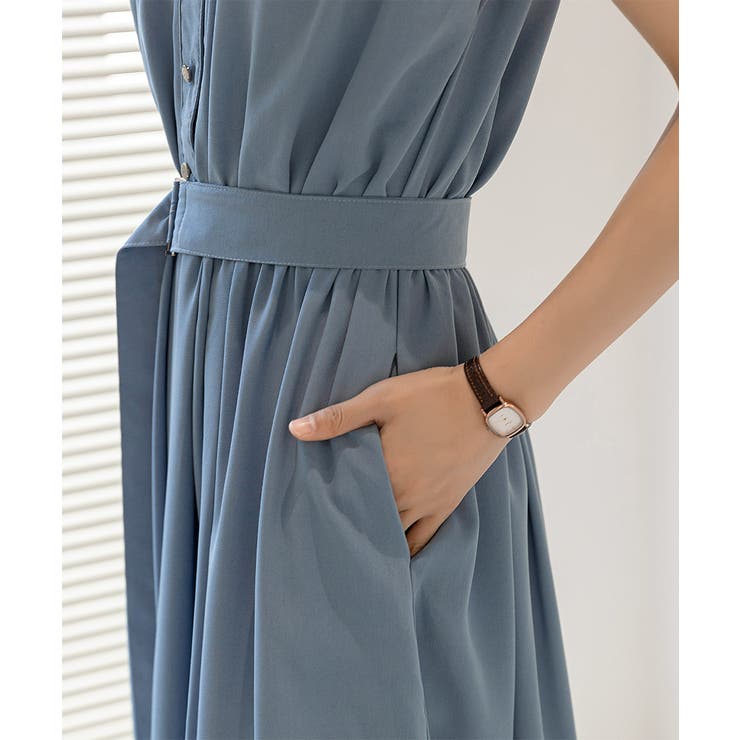 ノースリーブ ワンピース 半袖 | maison de LATIR | 詳細画像25 