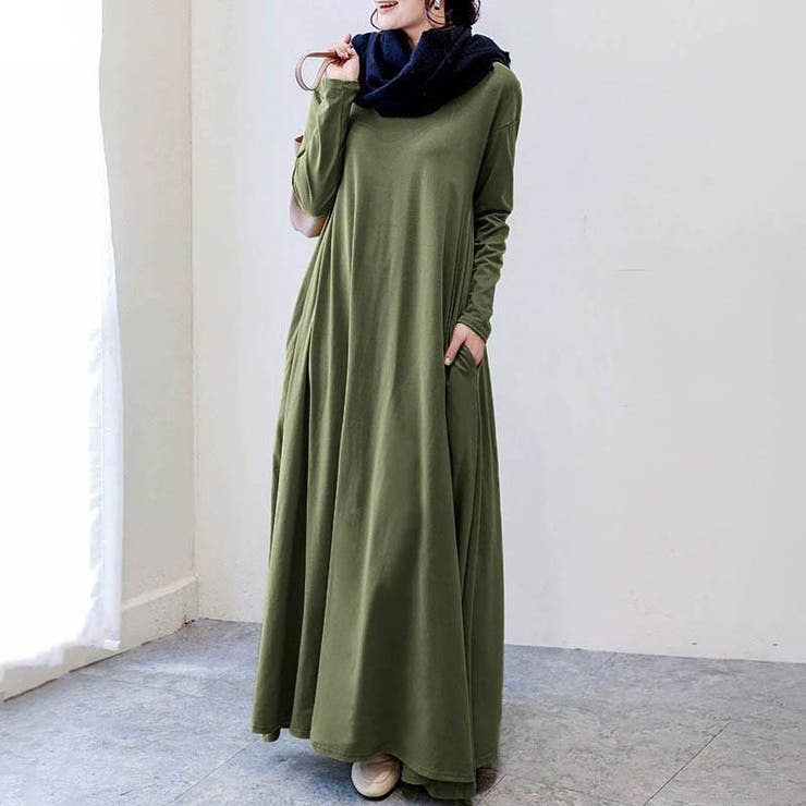 ブラウンカーキー | ワンピース ワンピ ロングワンピース | maison de LATIR