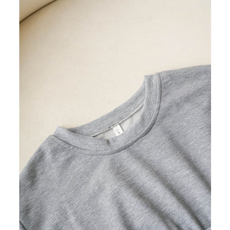 カジュアル過ぎないスウェットロングスリットワンピース 長袖 秋 | maison de LATIR | 詳細画像18 