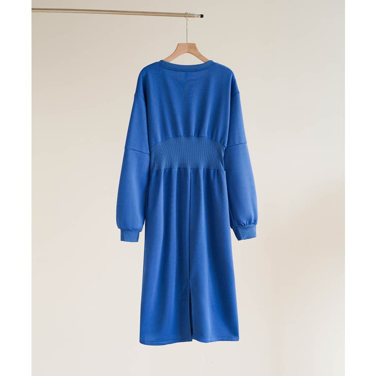 カジュアル過ぎないスウェットロングスリットワンピース 長袖 秋 | maison de LATIR | 詳細画像25 