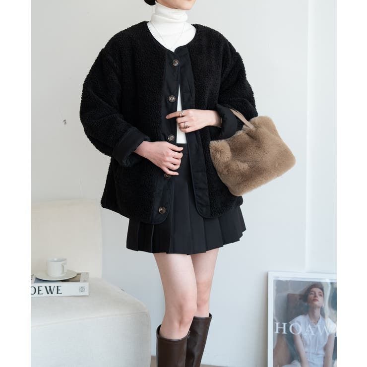 気分やコーデに合わせて着こなすリバーシブルアウター コート ライトアウター | maison de LATIR | 詳細画像15 