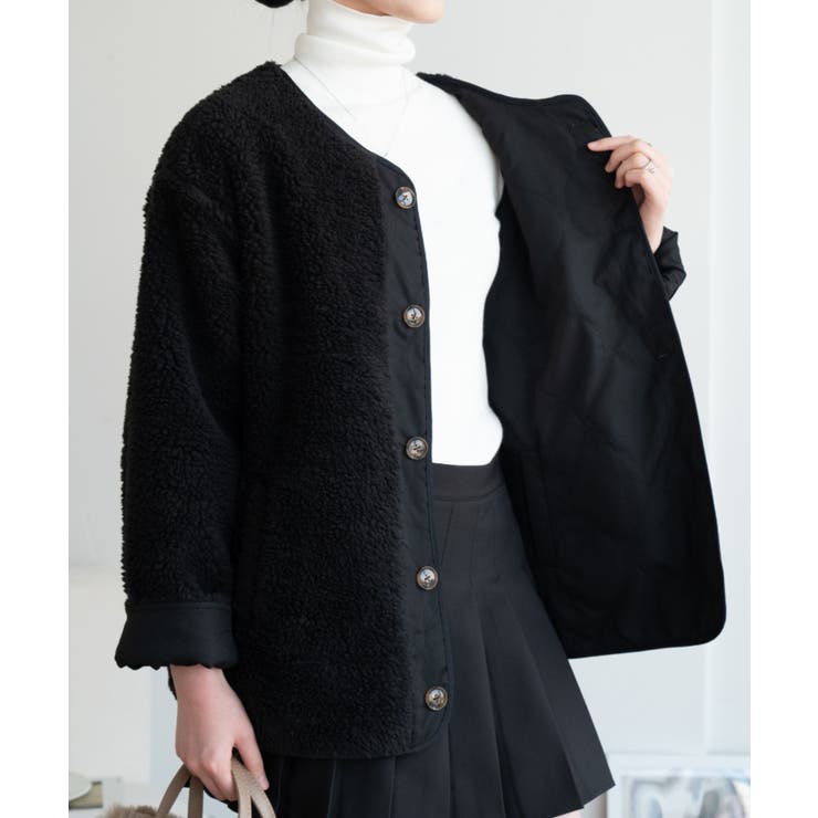 気分やコーデに合わせて着こなすリバーシブルアウター コート ライトアウター | maison de LATIR | 詳細画像28 