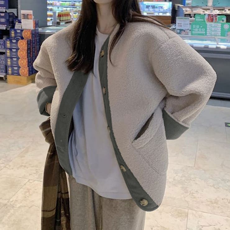 秋冬あったか可愛いボアジャケット アウター コート | maison de LATIR | 詳細画像3 