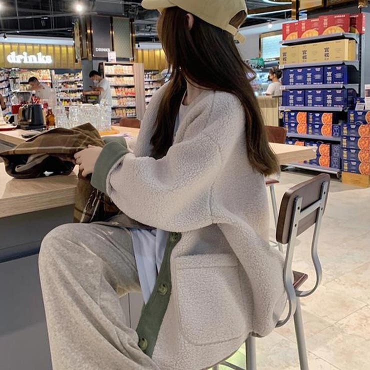 秋冬あったか可愛いボアジャケット アウター コート | maison de LATIR | 詳細画像5 