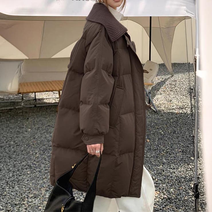 あたたかく洗練されたロングダウンコート アウターダウン ゆったり | maison de LATIR | 詳細画像3 