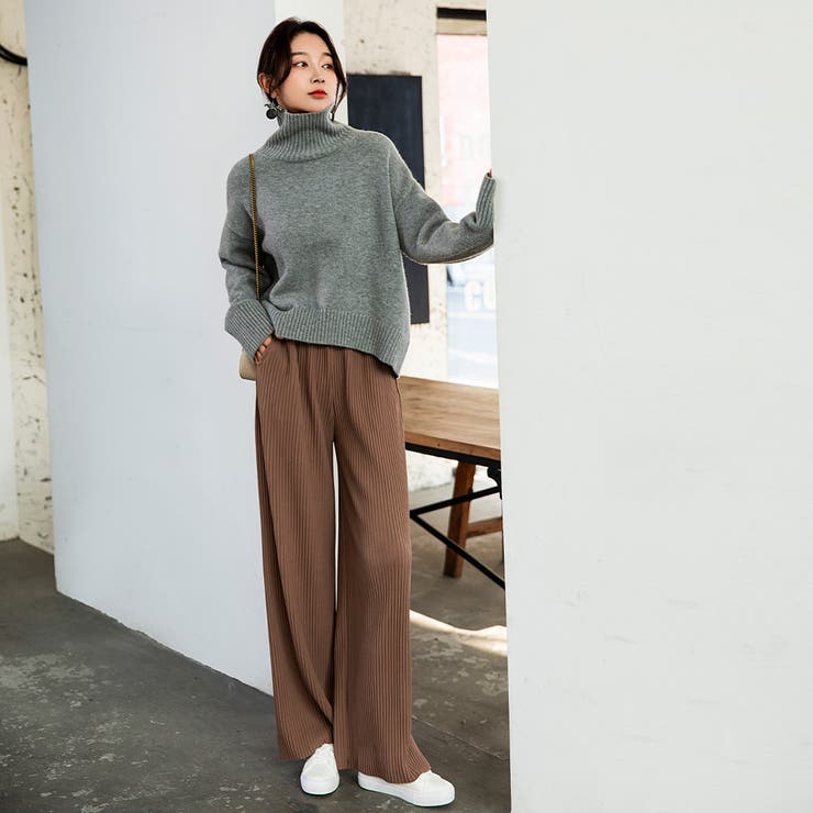お気に入り19万！何度もリピート！秋服ウエストゴムで快適シルエット。普段着、オフ… | maison de LATIR | 詳細画像10 