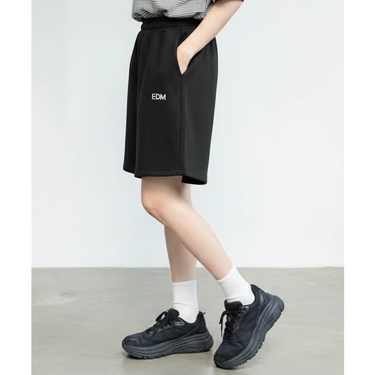 ワンポイントハーフスウェット夏服イージーショートパンツ | maison de LATIR | 詳細画像14 