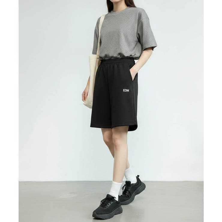 ワンポイントハーフスウェット夏服イージーショートパンツ | maison de LATIR | 詳細画像16 