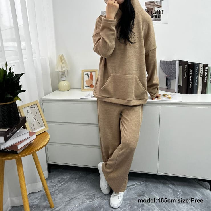 カジュアルにラフな着心地セットアップ レディース セットアップ | maison de LATIR | 詳細画像5 