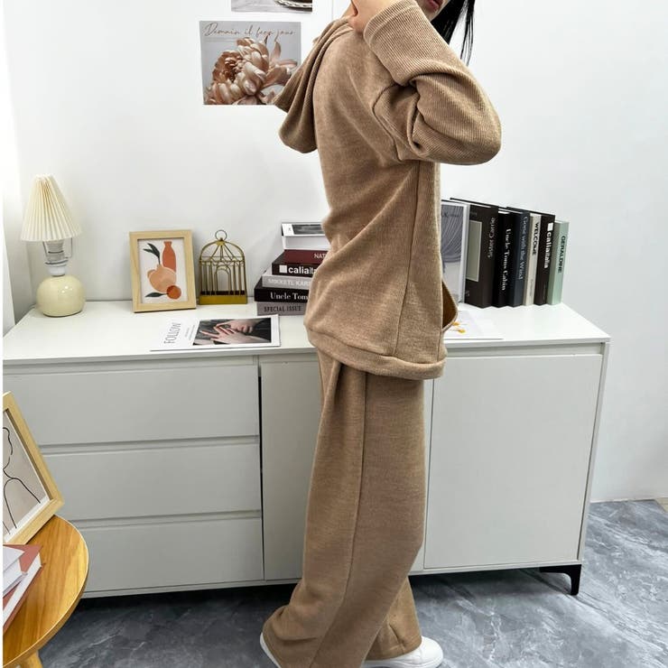 カジュアルにラフな着心地セットアップ レディース セットアップ | maison de LATIR | 詳細画像6 