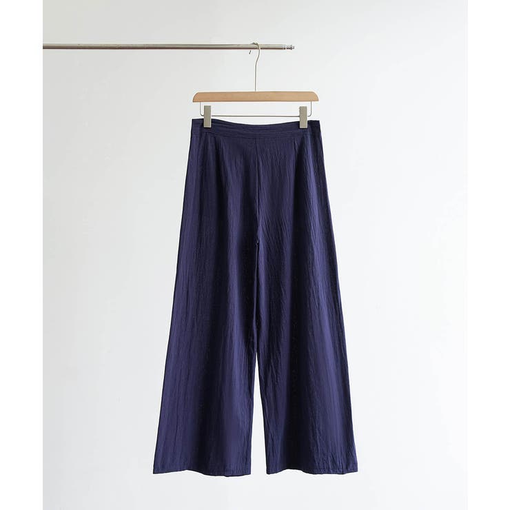 【セットアップ】大人の涼感ワッシャー素材リネンライクワイドパンツ夏服セットアップ | maison de LATIR | 詳細画像36 