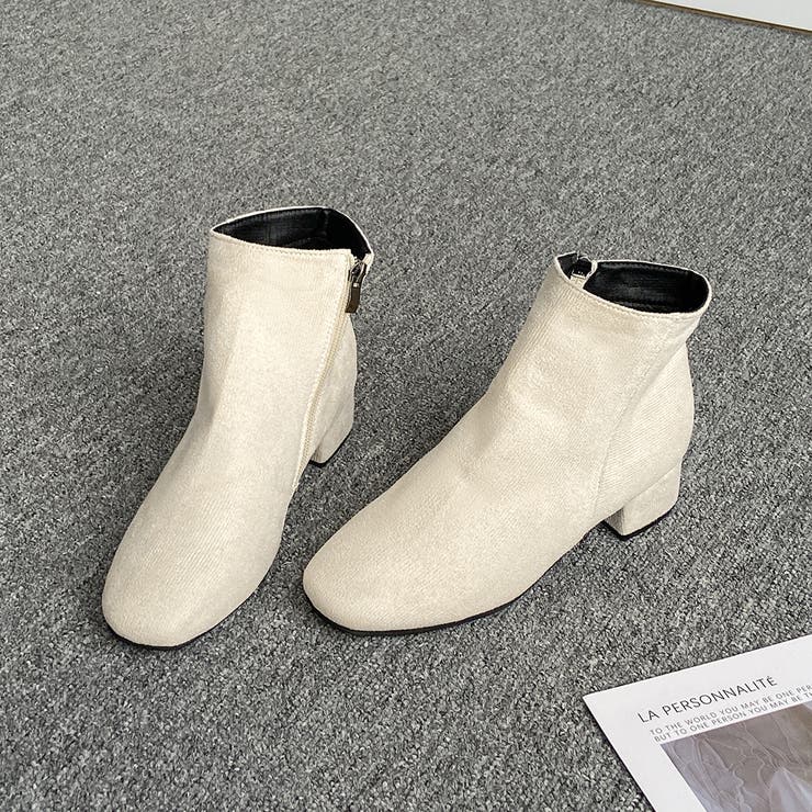 心地よい履き心地。スウェード調上品 春ショートブーツ レディース | maison de LATIR | 詳細画像29 