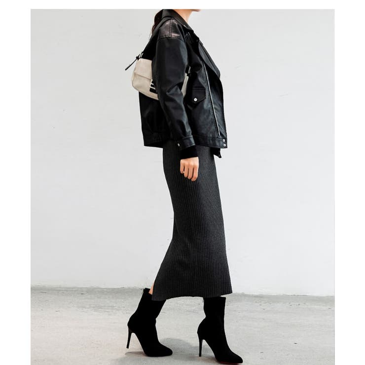 上品シルエット。ピンヒールレッドソール美脚ショートブーツ オフィスカジュアル 大人 | maison de LATIR | 詳細画像16 