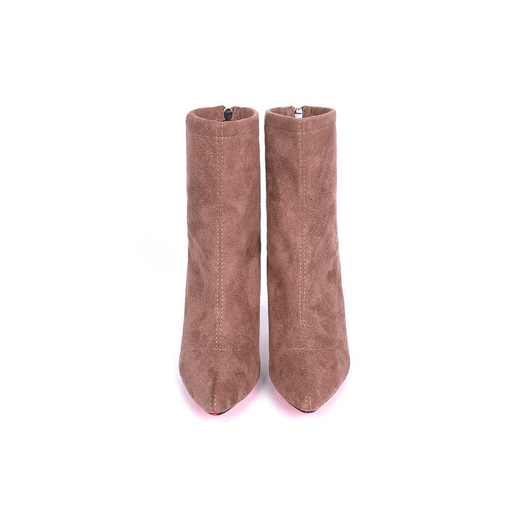 上品シルエット。ピンヒールレッドソール美脚ショートブーツ オフィスカジュアル 大人 | maison de LATIR | 詳細画像28 