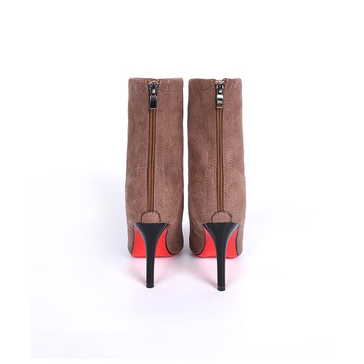 上品シルエット。ピンヒールレッドソール美脚ショートブーツ オフィスカジュアル 大人 | maison de LATIR | 詳細画像29 