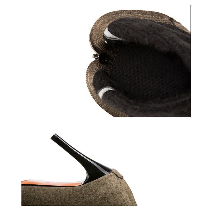 上品シルエット。ピンヒールレッドソール美脚ショートブーツ オフィスカジュアル 大人 | maison de LATIR | 詳細画像33 