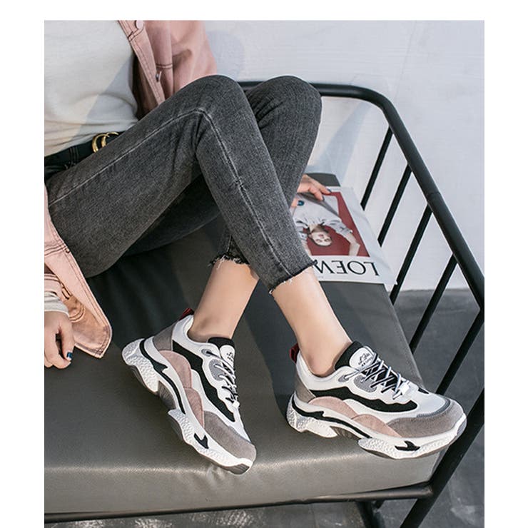 スニーカー 厚底 ダッドスニーカー | maison de LATIR | 詳細画像6 