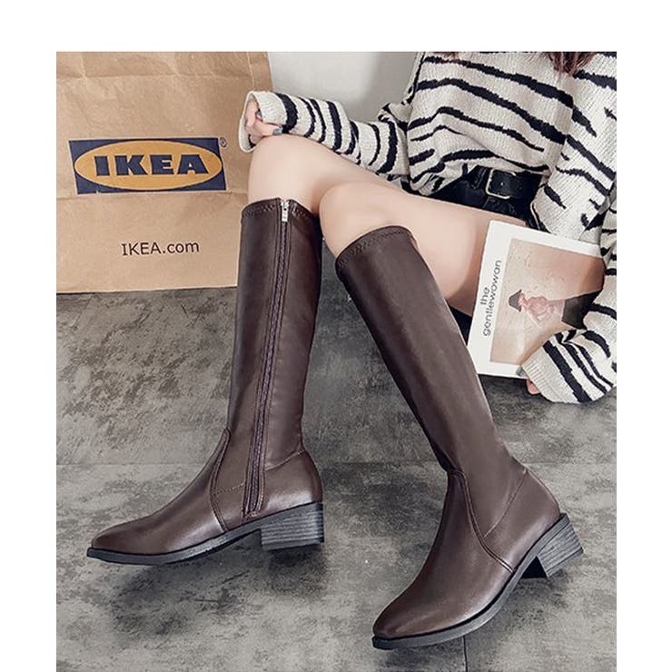 ジョッキーブーツ ニーハイブーツ ロングブーツ | maison de LATIR | 詳細画像13 