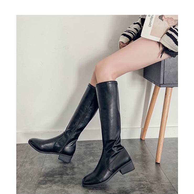 ジョッキーブーツ ニーハイブーツ ロングブーツ | maison de LATIR | 詳細画像7 