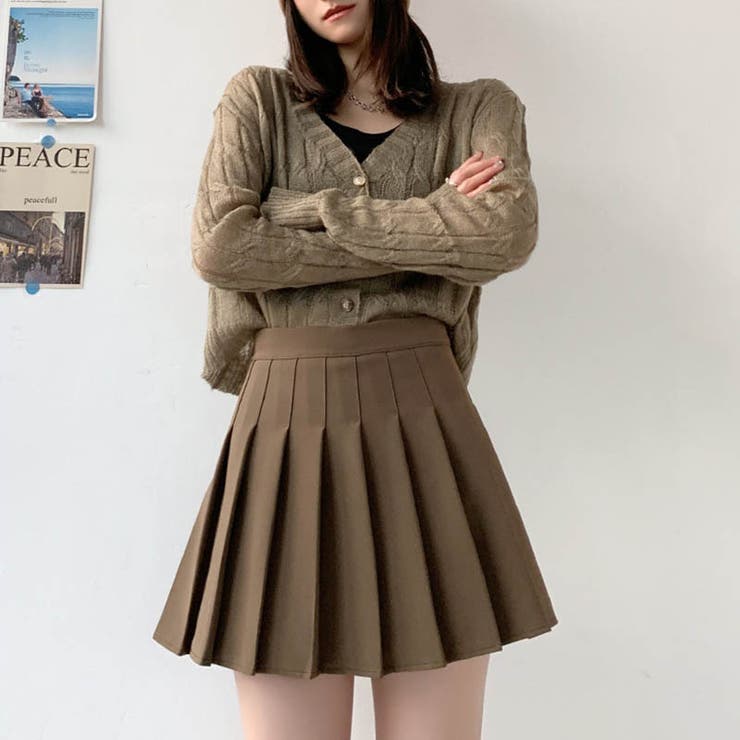 インナーパンツ付きで動きやすいハイウエストプリーツスカート ハイライズスカート … | maison de LATIR | 詳細画像5 