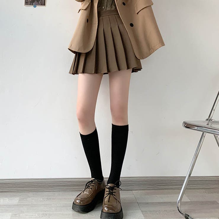 インナーパンツ付きで動きやすいハイウエストプリーツスカート ハイライズスカート … | maison de LATIR | 詳細画像7 