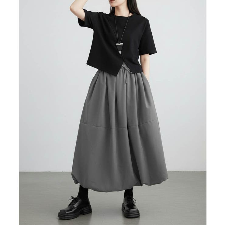 春に向けて着痩せ見えが叶う大人可愛い上品バルーンスカート | maison de LATIR | 詳細画像9 