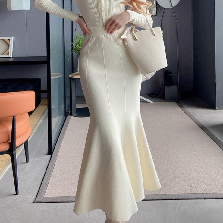 美スタイルを引き立ててくれるマーメードラインスカート 良質 フレア | maison de LATIR | 詳細画像23 