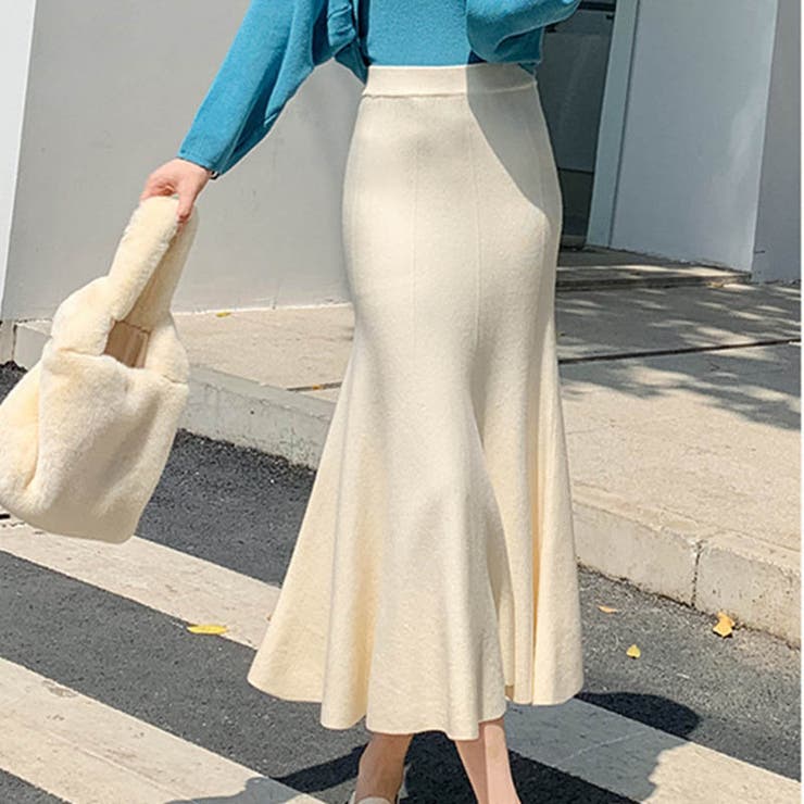 美スタイルを引き立ててくれるマーメードラインスカート 良質 フレア | maison de LATIR | 詳細画像3 