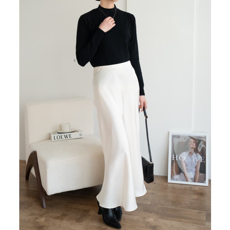 上品に大人っぽさを引き立てるマキシスカート ボトム フレアスカート | maison de LATIR | 詳細画像15 