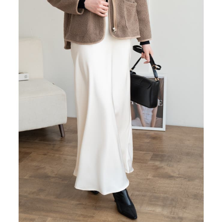 上品に大人っぽさを引き立てるマキシスカート ボトム フレアスカート | maison de LATIR | 詳細画像17 
