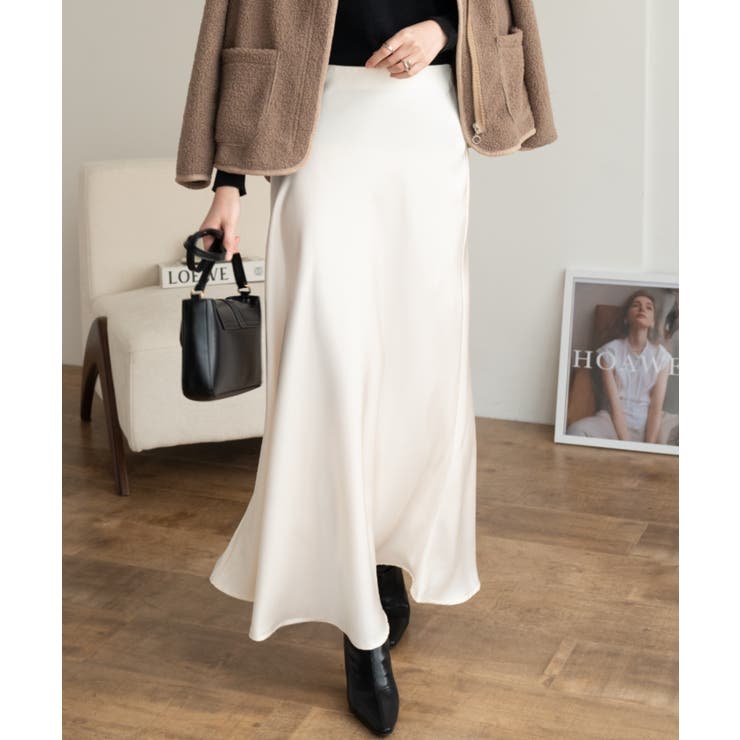 上品に大人っぽさを引き立てるマキシスカート ボトム フレアスカート | maison de LATIR | 詳細画像18 