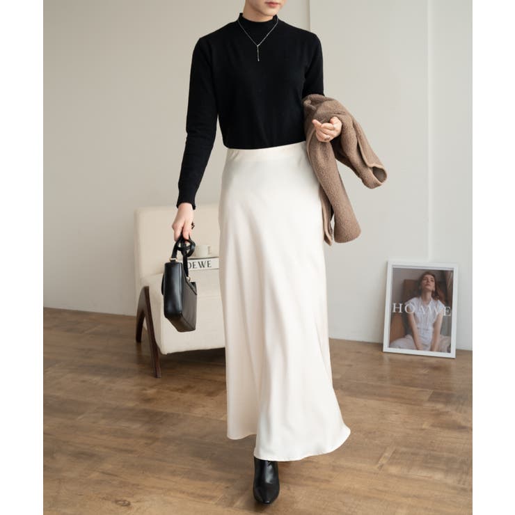 上品に大人っぽさを引き立てるマキシスカート ボトム フレアスカート | maison de LATIR | 詳細画像2 