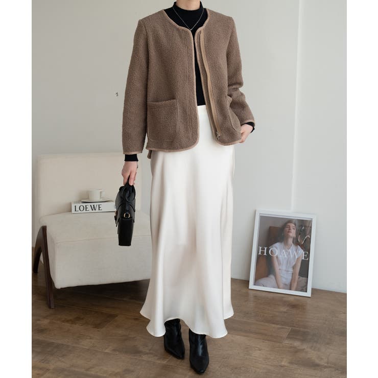 上品に大人っぽさを引き立てるマキシスカート ボトム フレアスカート | maison de LATIR | 詳細画像24 