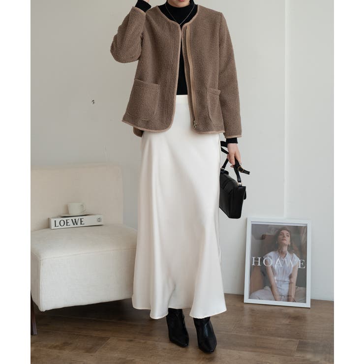 上品に大人っぽさを引き立てるマキシスカート ボトム フレアスカート | maison de LATIR | 詳細画像25 