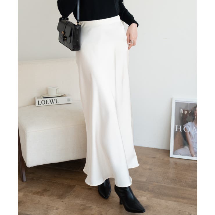 上品に大人っぽさを引き立てるマキシスカート ボトム フレアスカート | maison de LATIR | 詳細画像4 