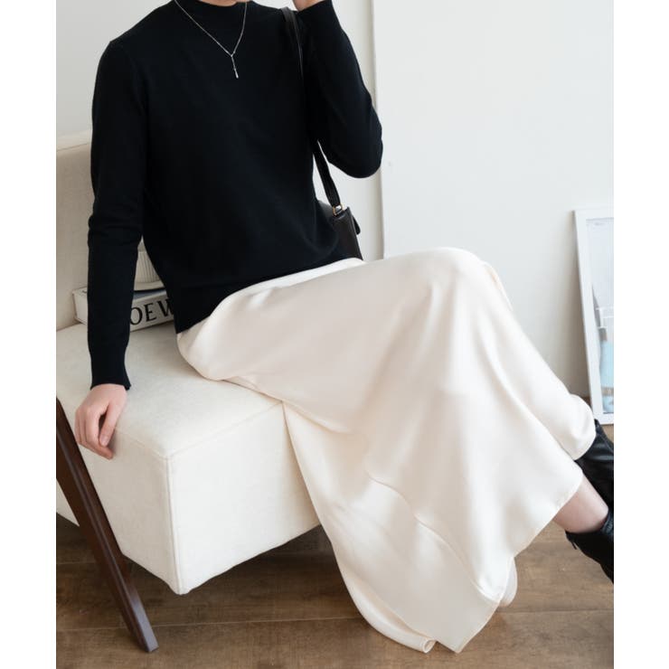 上品に大人っぽさを引き立てるマキシスカート ボトム フレアスカート | maison de LATIR | 詳細画像6 