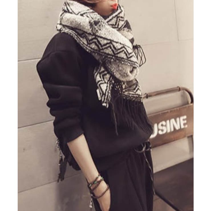 幾何学模様 ストール ストール | maison de LATIR | 詳細画像2 