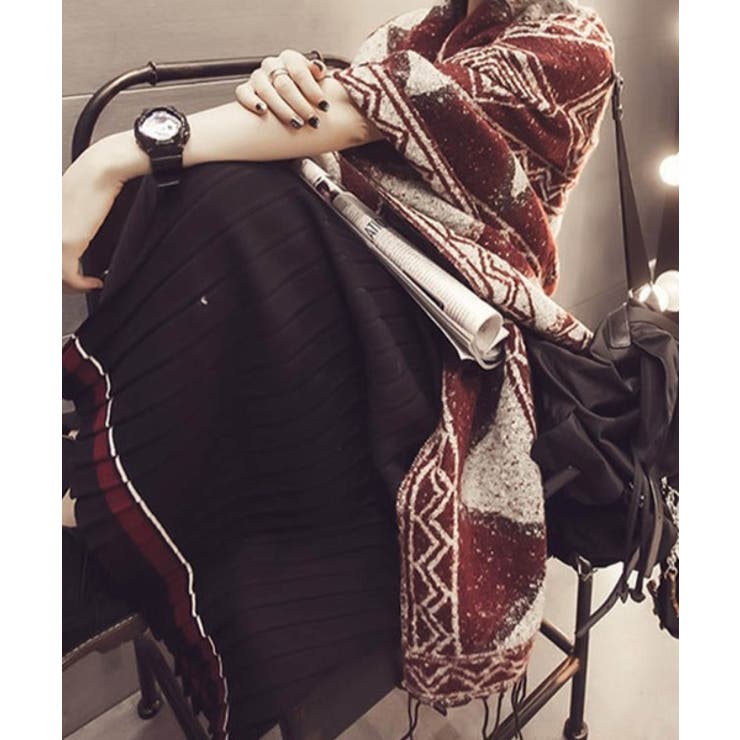 幾何学模様 ストール ストール | maison de LATIR | 詳細画像6 