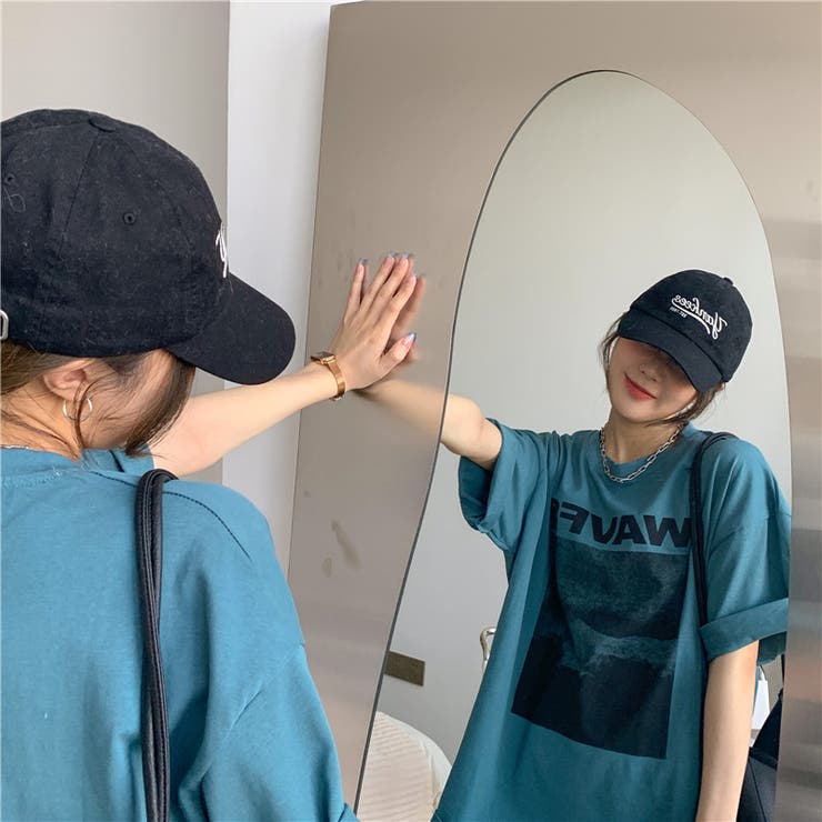 ビッグシルエットが可愛いオーバーサイズTシャツ カジュアル ミドル丈 | maison de LATIR | 詳細画像10 