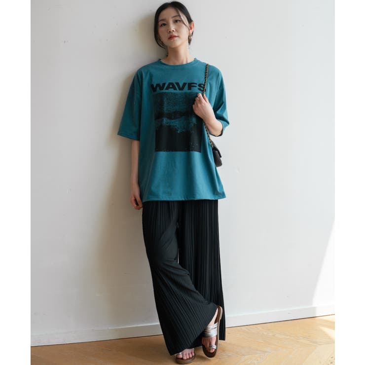 ビッグシルエットが可愛いオーバーサイズTシャツ カジュアル ミドル丈 | maison de LATIR | 詳細画像14 