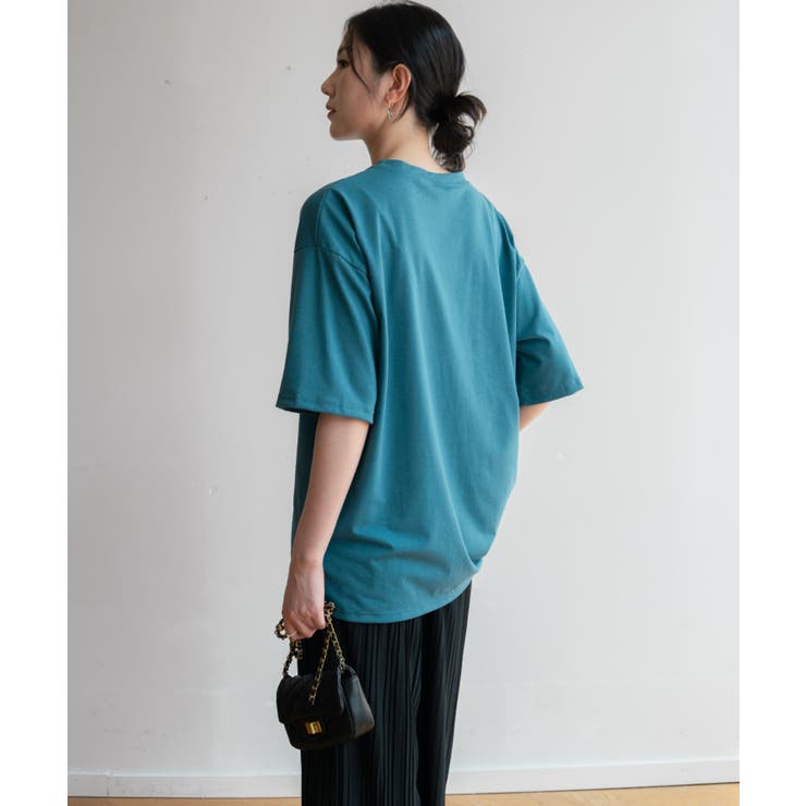 ビッグシルエットが可愛いオーバーサイズTシャツ カジュアル ミドル丈 | maison de LATIR | 詳細画像32 
