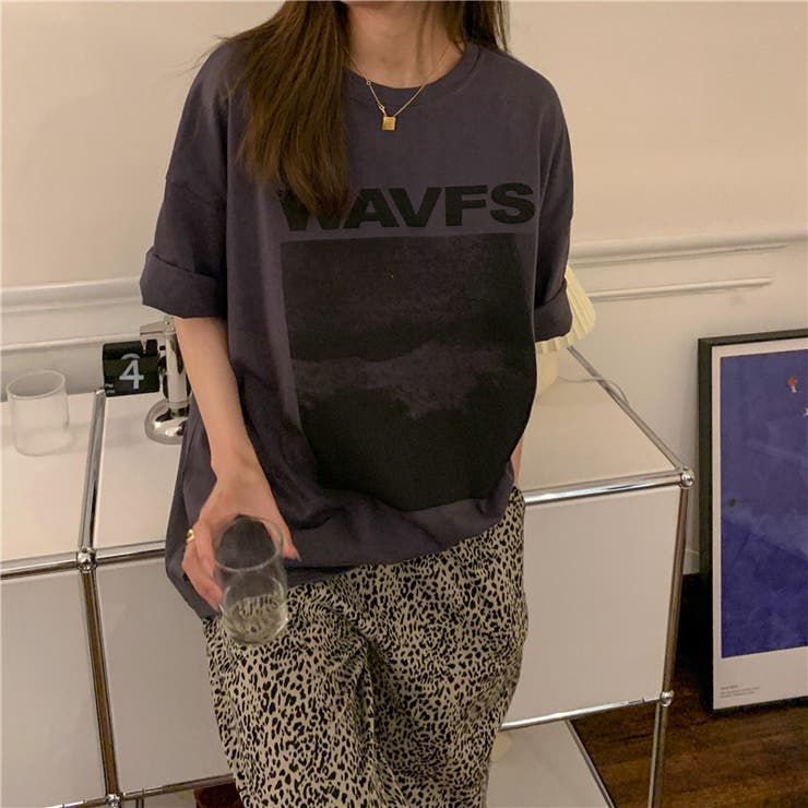 ビッグシルエットが可愛いオーバーサイズTシャツ カジュアル ミドル丈 | maison de LATIR | 詳細画像33 