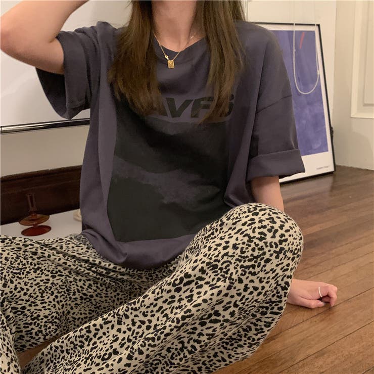 ビッグシルエットが可愛いオーバーサイズTシャツ カジュアル ミドル丈 | maison de LATIR | 詳細画像34 