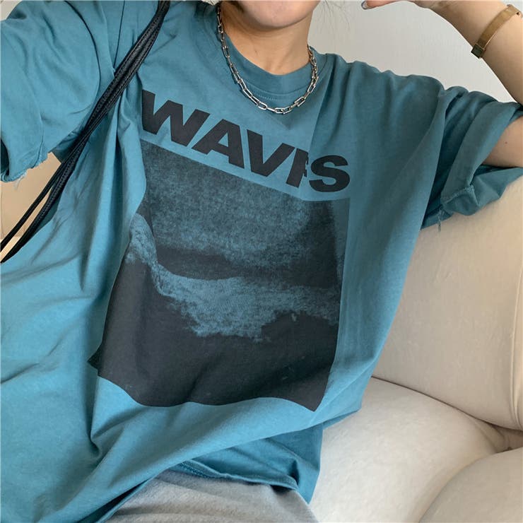 ビッグシルエットが可愛いオーバーサイズTシャツ カジュアル ミドル丈 | maison de LATIR | 詳細画像4 