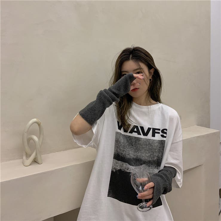 ビッグシルエットが可愛いオーバーサイズTシャツ カジュアル ミドル丈 | maison de LATIR | 詳細画像44 