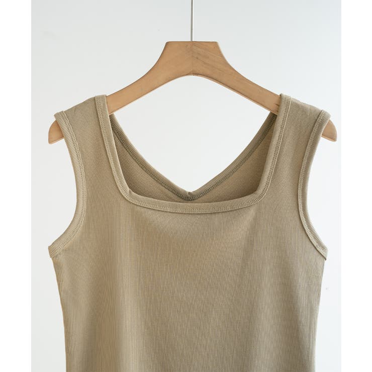 春夏に向けて前後2wayが嬉しい♪下着が見えないワイドショルダーリブタンクトップ | maison de LATIR | 詳細画像22 