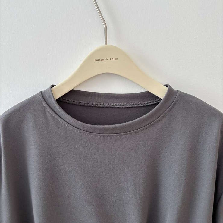 大人カジュアル今夏トレンドの半袖クロップドTシャツ。イチオシ夏服ショート丈T。 | maison de LATIR | 詳細画像16 