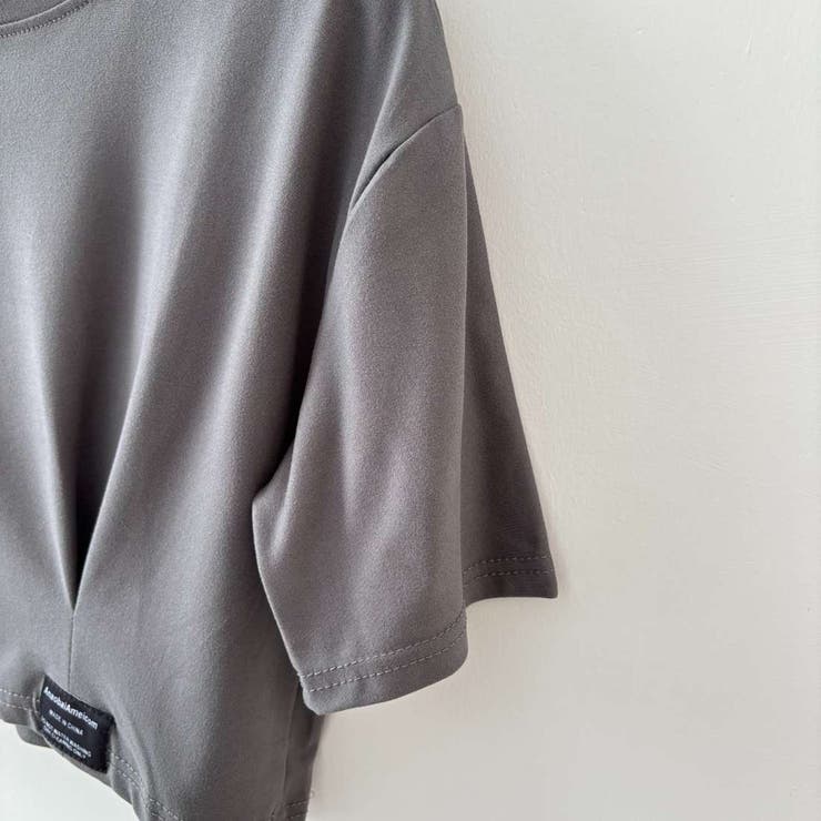 大人カジュアル今夏トレンドの半袖クロップドTシャツ。イチオシ夏服ショート丈T。 | maison de LATIR | 詳細画像18 