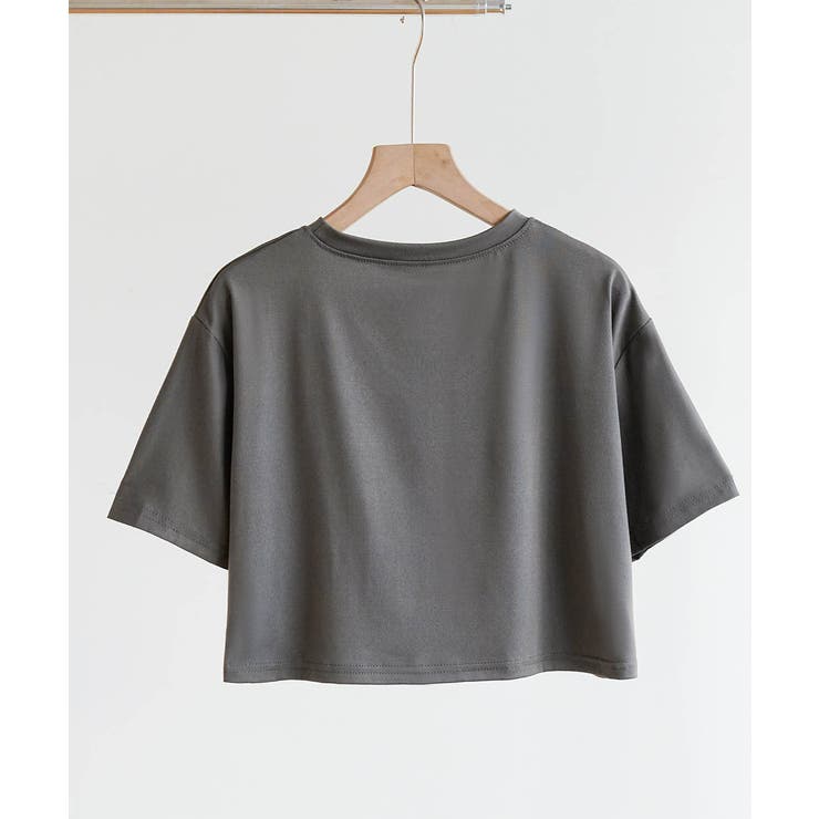 大人カジュアル今夏トレンドの半袖クロップドTシャツ。イチオシ夏服ショート丈T。 | maison de LATIR | 詳細画像34 