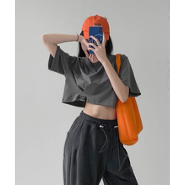 大人カジュアル今夏トレンドの半袖クロップドTシャツ。イチオシ夏服ショート丈T。 | maison de LATIR | 詳細画像9 